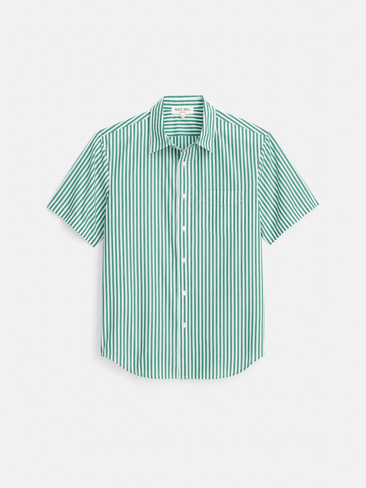 Short Sleeve Mill Shirt in Stripe