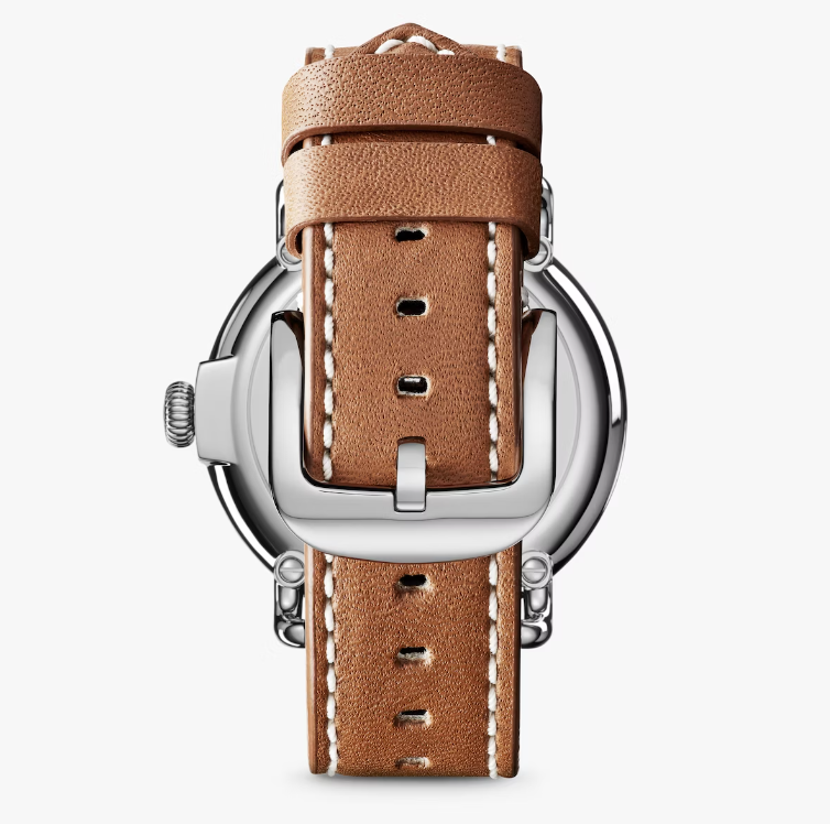 Runwell 41mm Brown Leather Strap