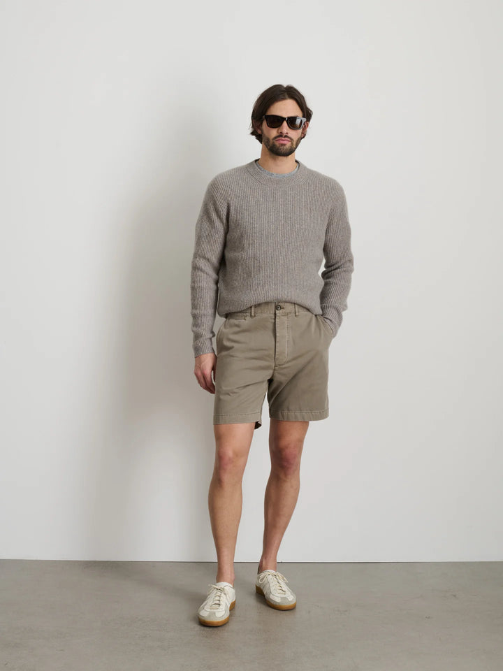 Flat Front Short in Vintage Washed Chino
