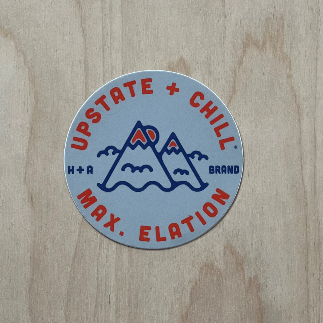 Upstate & Chill® Max Elation Stickers