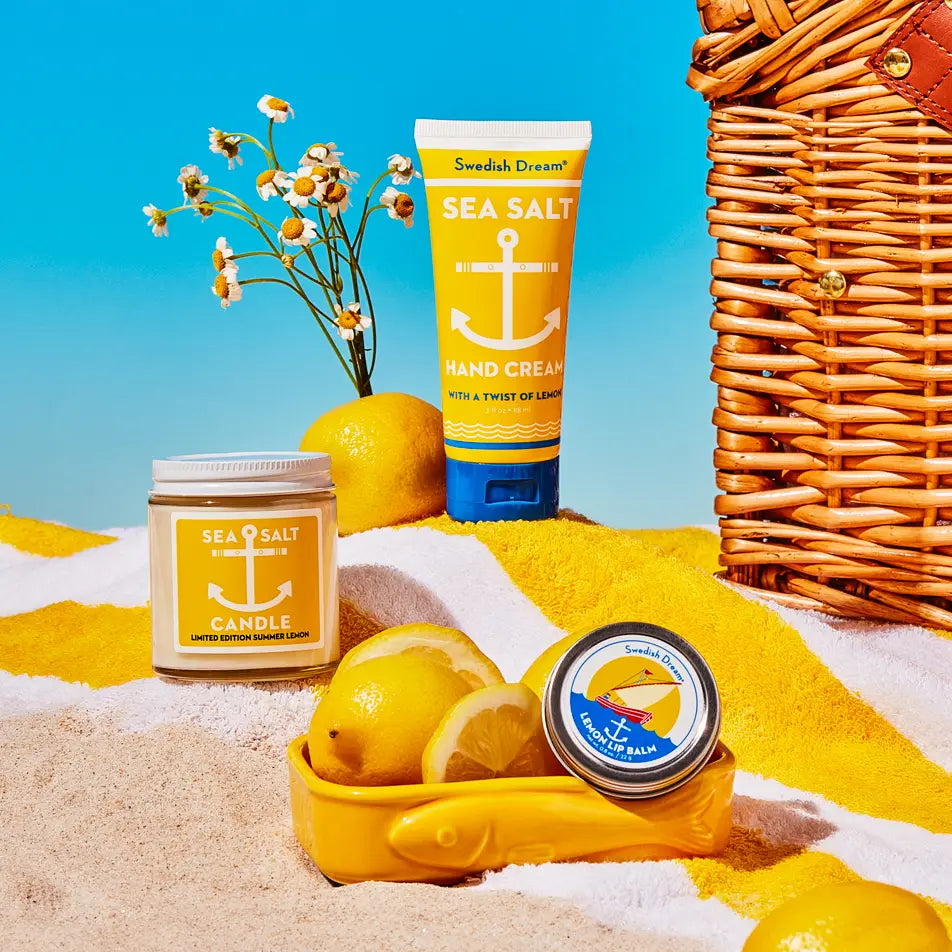 Sea Salt Summer Lemon 4oz Candle