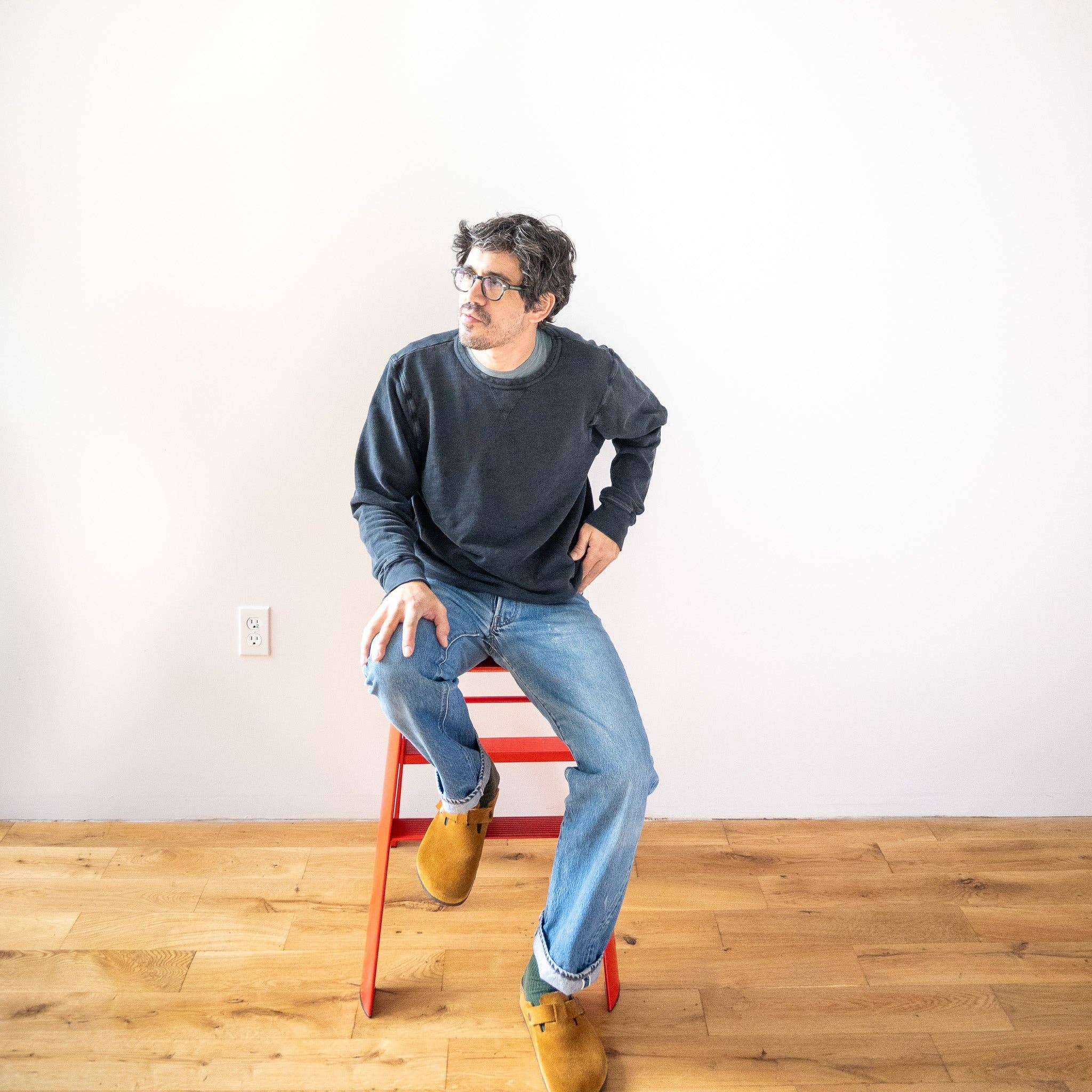 French Terry Sweatshirt - Black
