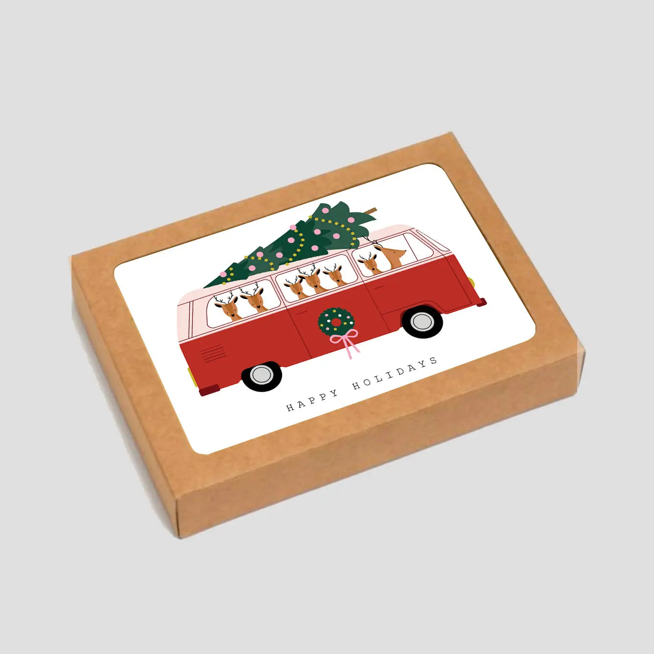 Happy Holidays Van: Boxed Set of 6