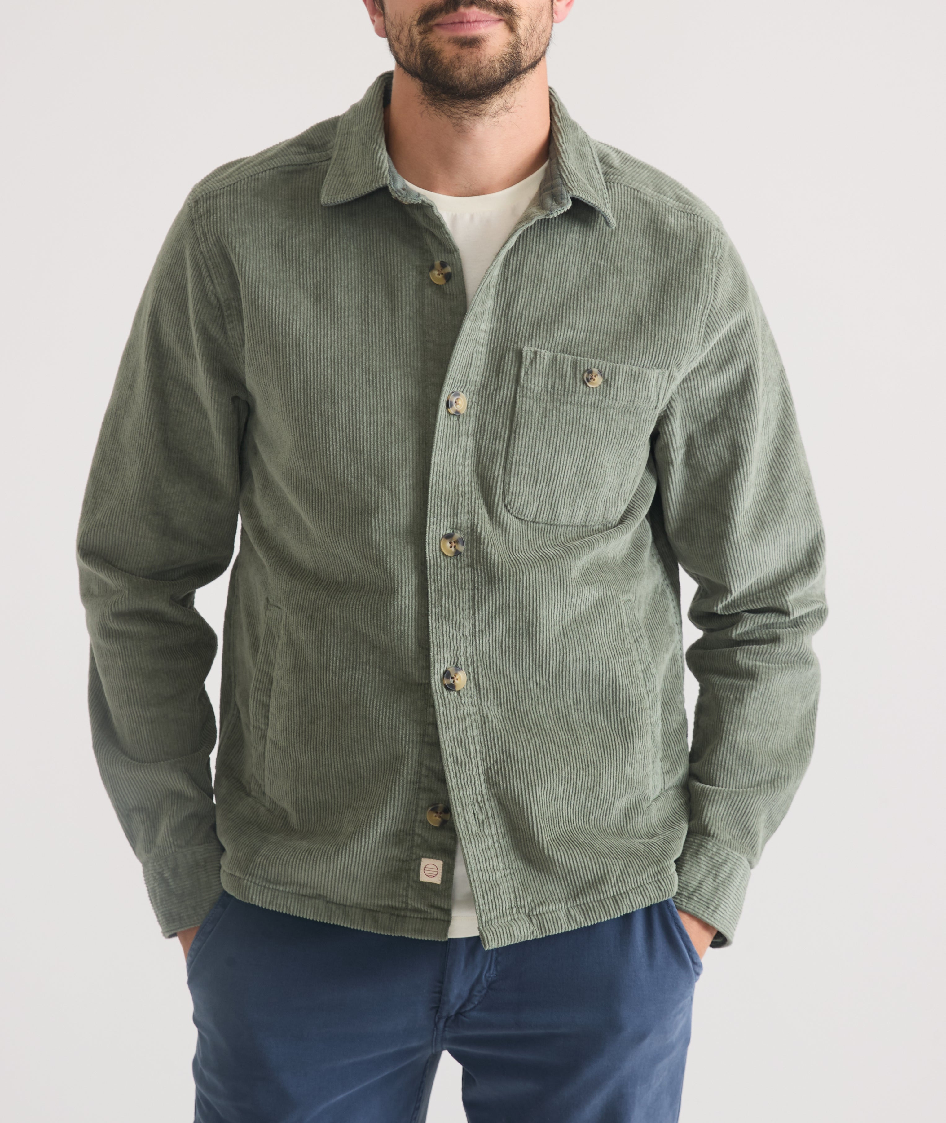 Updated Max Broken In Overshirt - Mallard Green