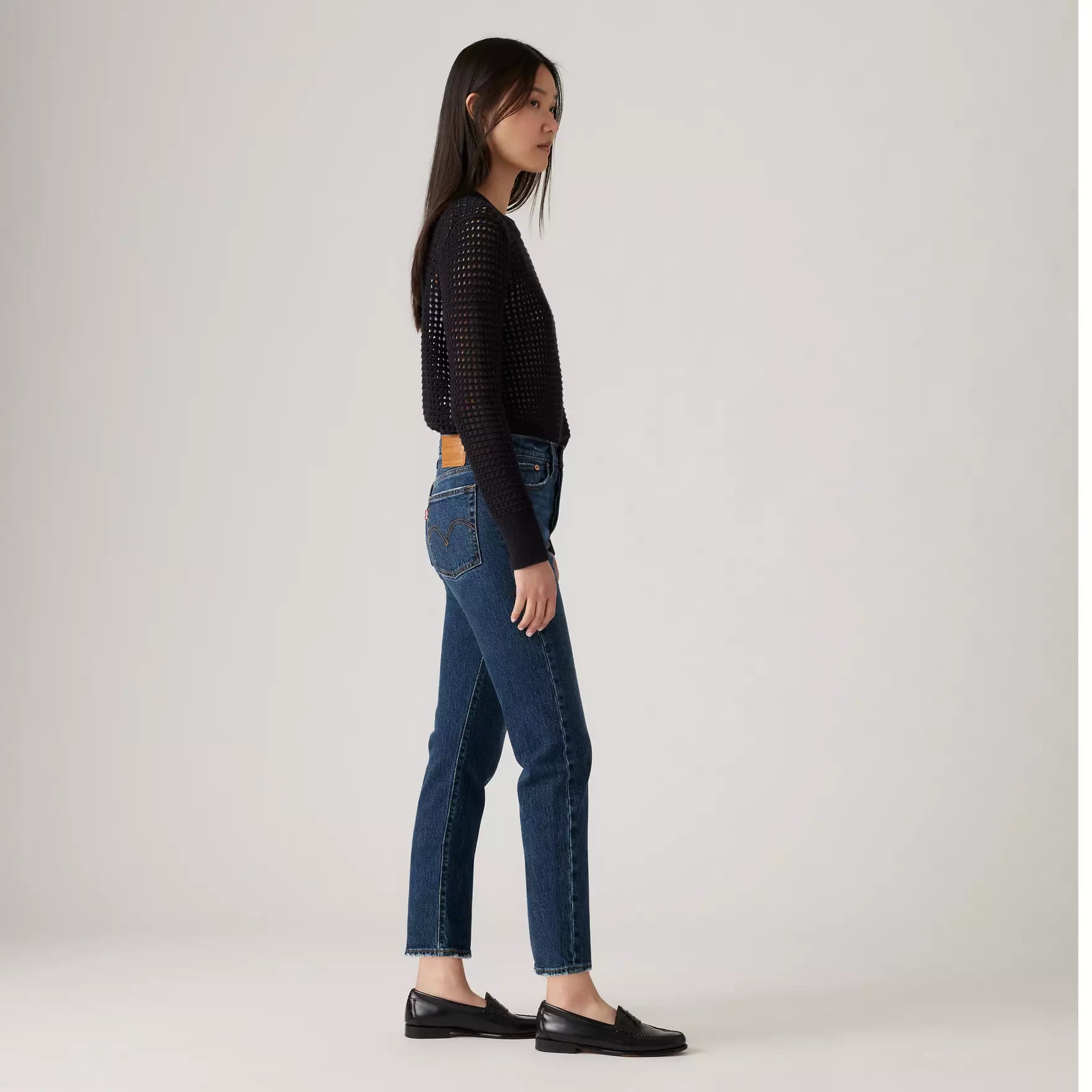 Wedgie Straight 28" Jean - Indifferent Indigo