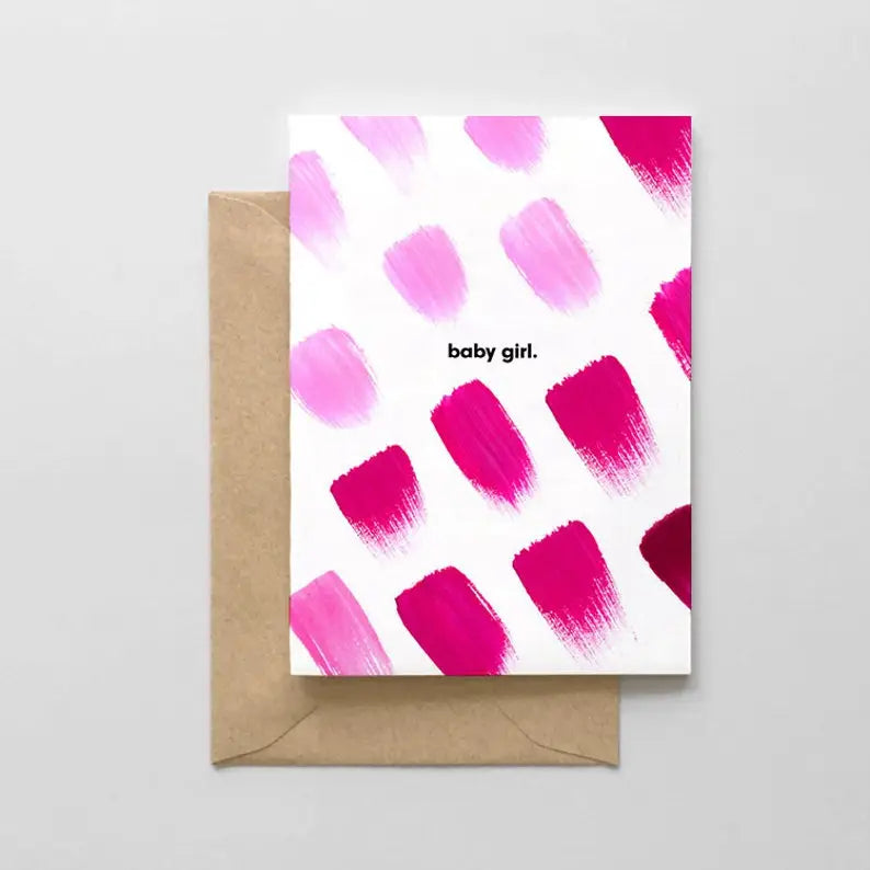 Baby Girl Card
