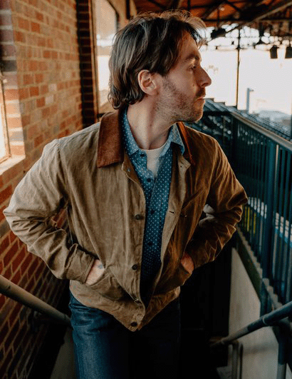 Waxed Cotton Mechanic Jacket - Brown