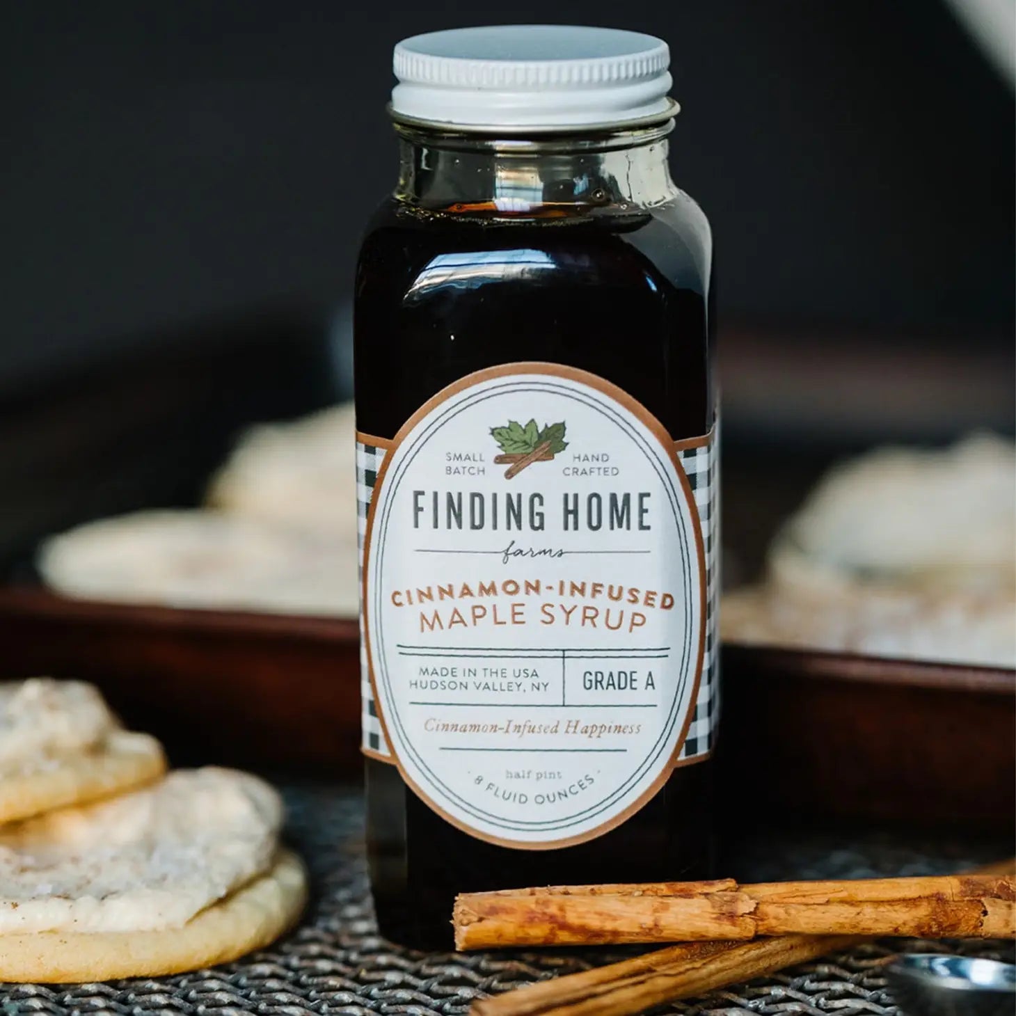 Cinnamon-Infused Maple Syrup