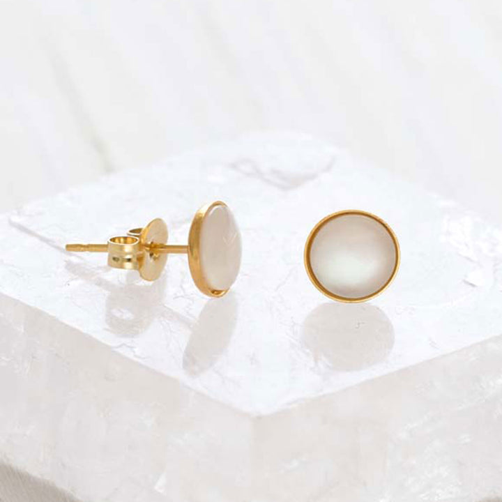 Mother of Pearl Studs 6mm