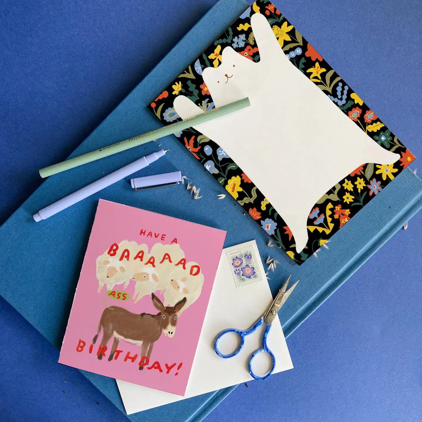 Baaad Ass Birthday - Snarky Donkey Birthday Card