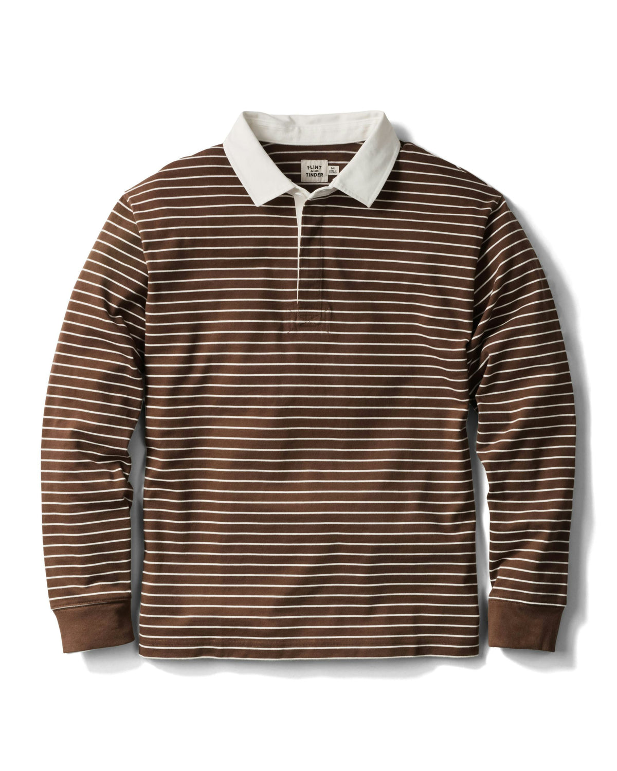 Classic Rugby Shirt - Bark Stripe