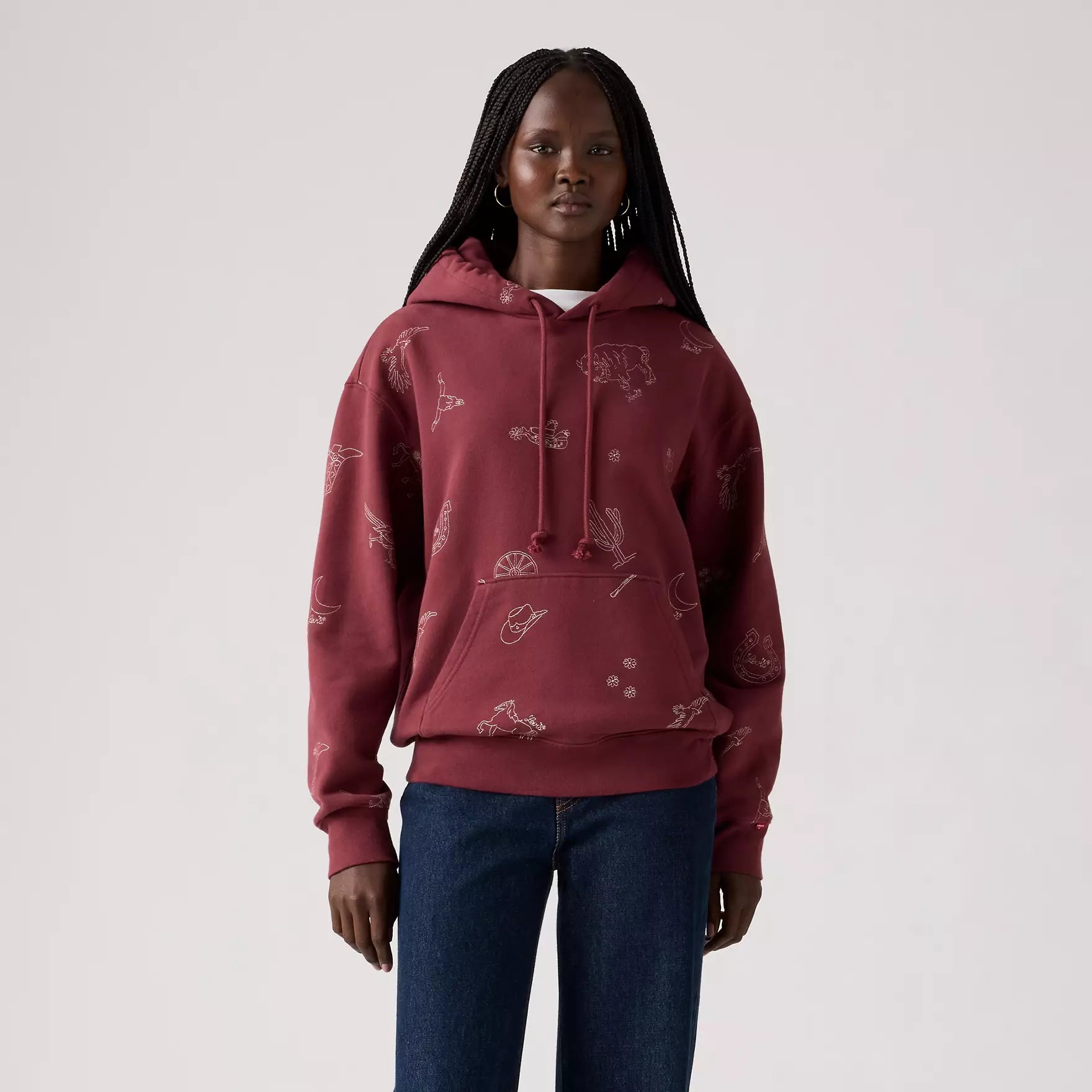 Graphic Heritage Hoodie - All Over Western
