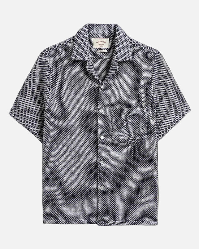 Agora Short Sleeve Shirt - Navy