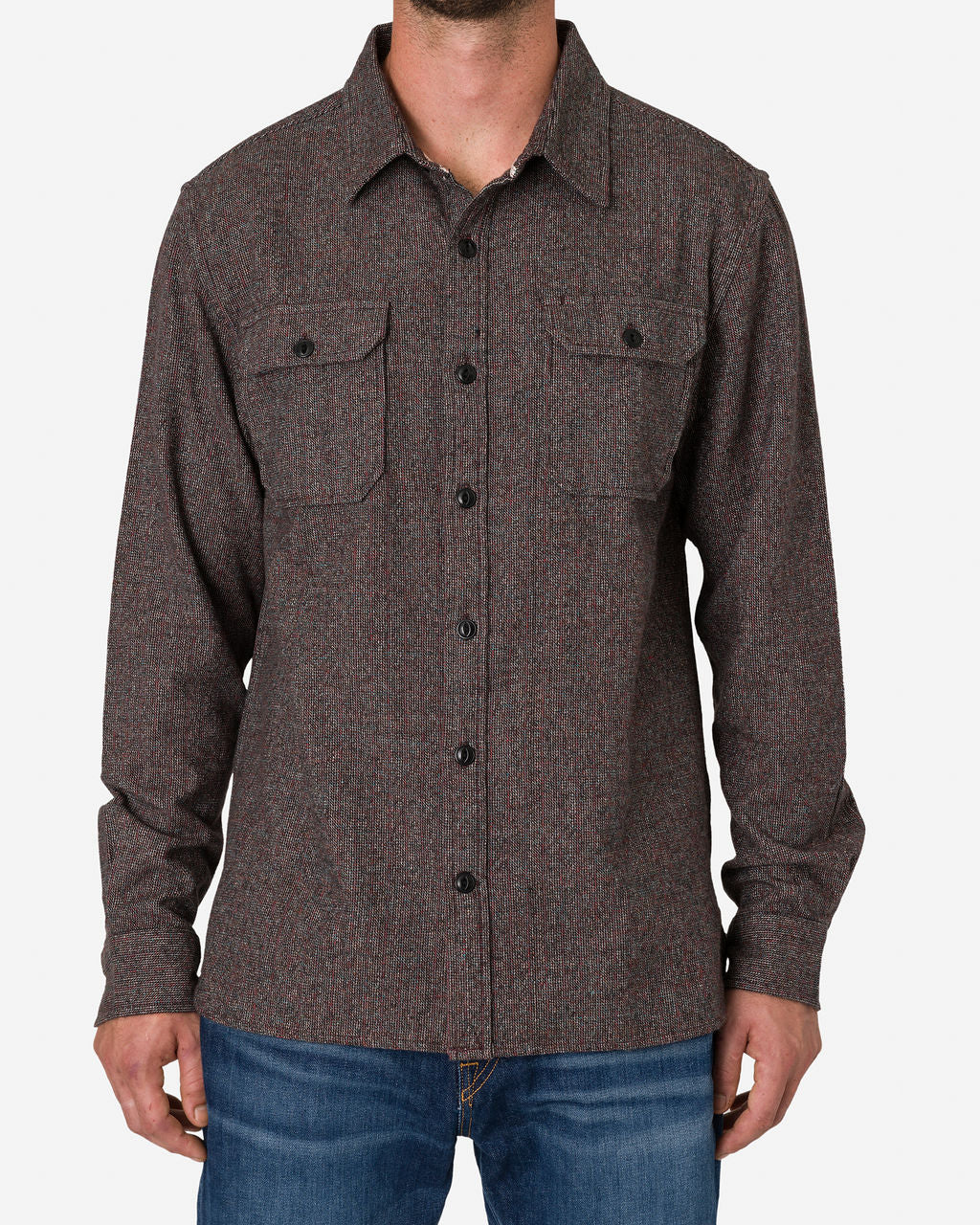 Winter Flannel Utility Shirt - Iron Opal