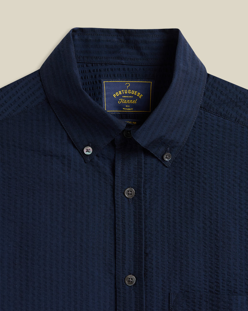 Atlantico Long Sleeve Shirt - Navy