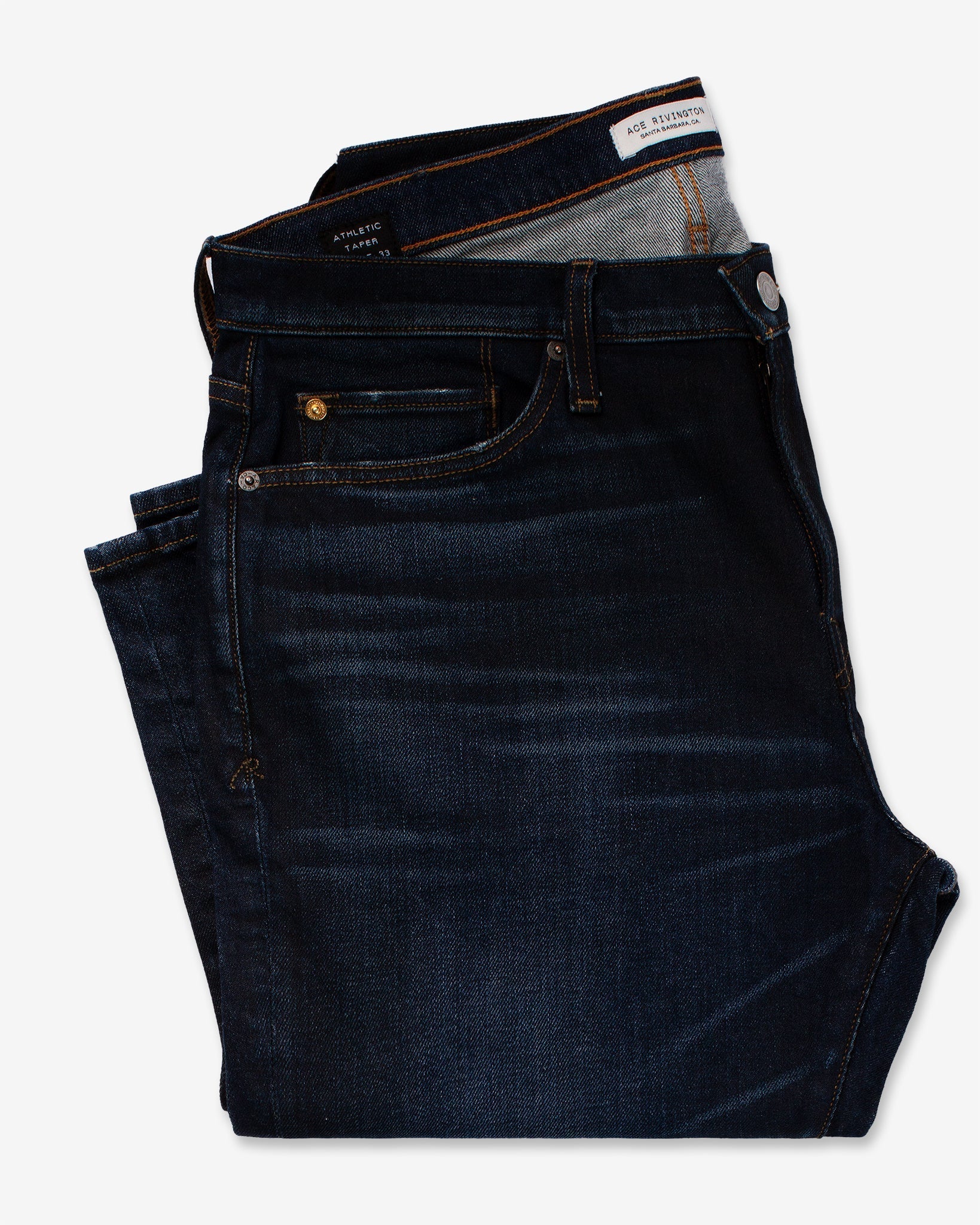 Comfort Denim - Athletic Taper - Asphalt 32" Inseam