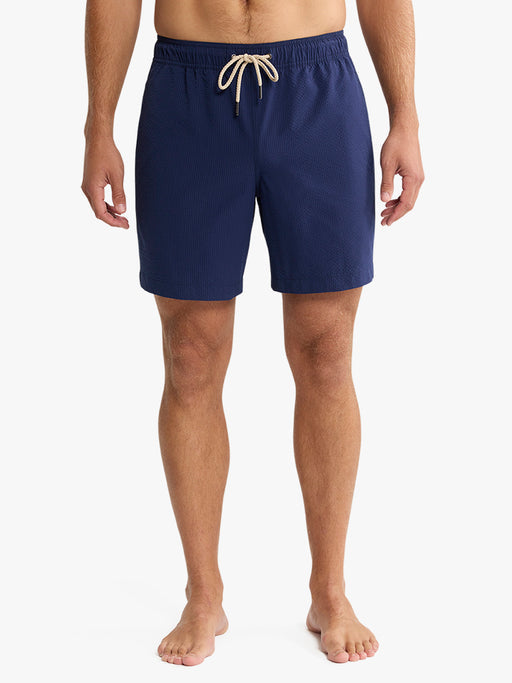Bayberry Trunk - Navy Seersucker