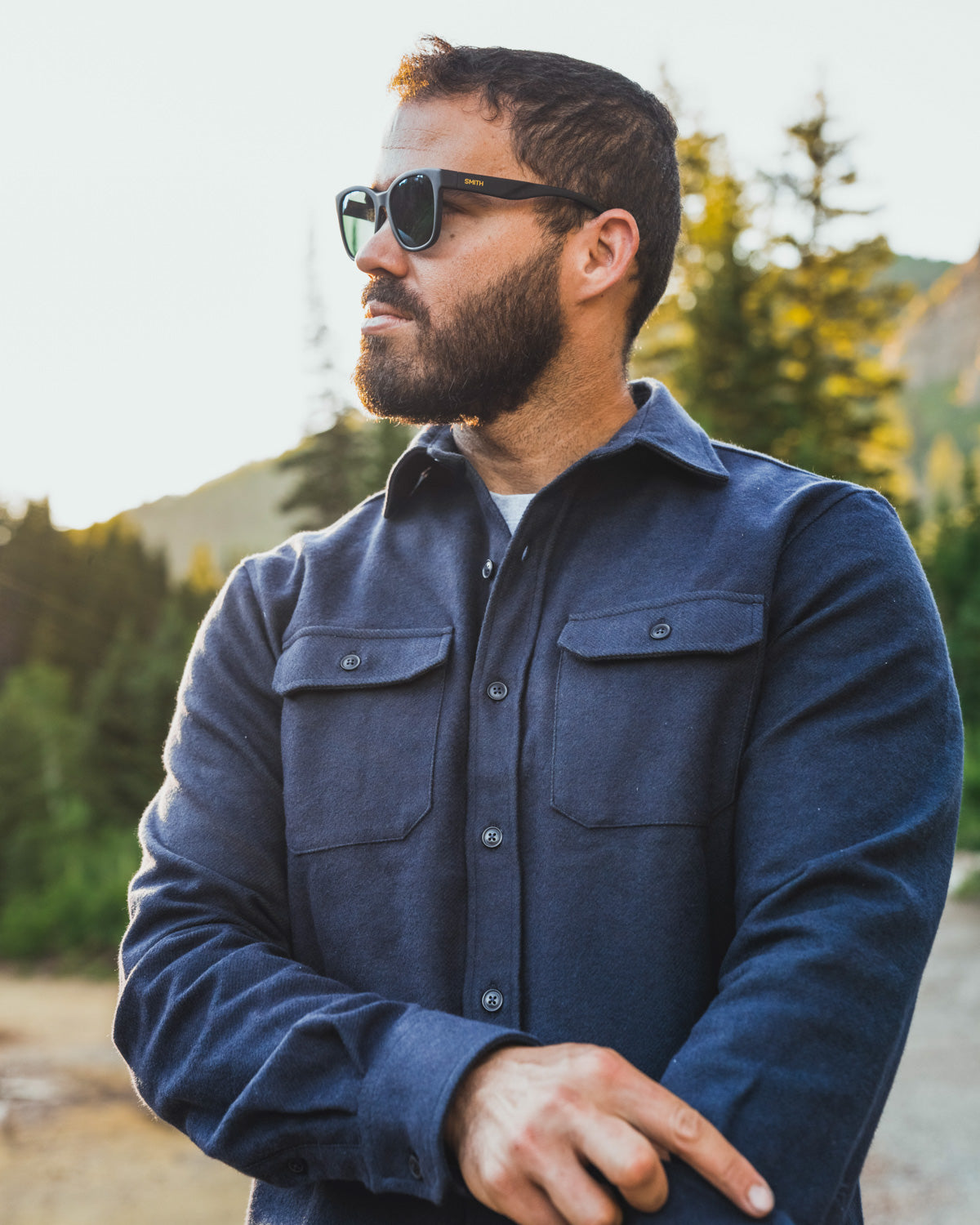 Grand Flannel - Navy