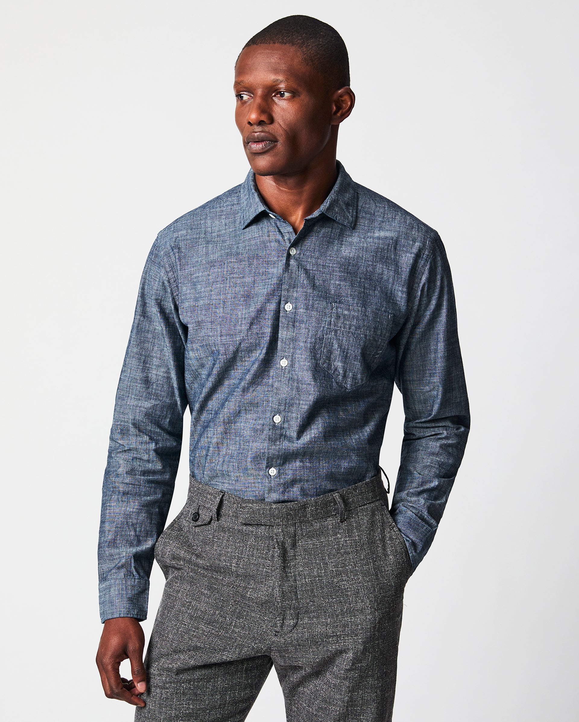 Chambray Pickwick Shirt