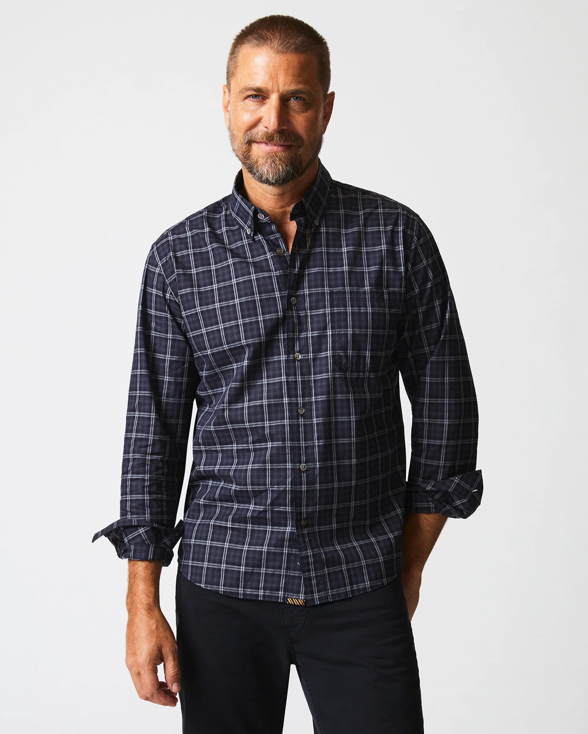 Plaid Tuscumbia Shirt - Black/Gray