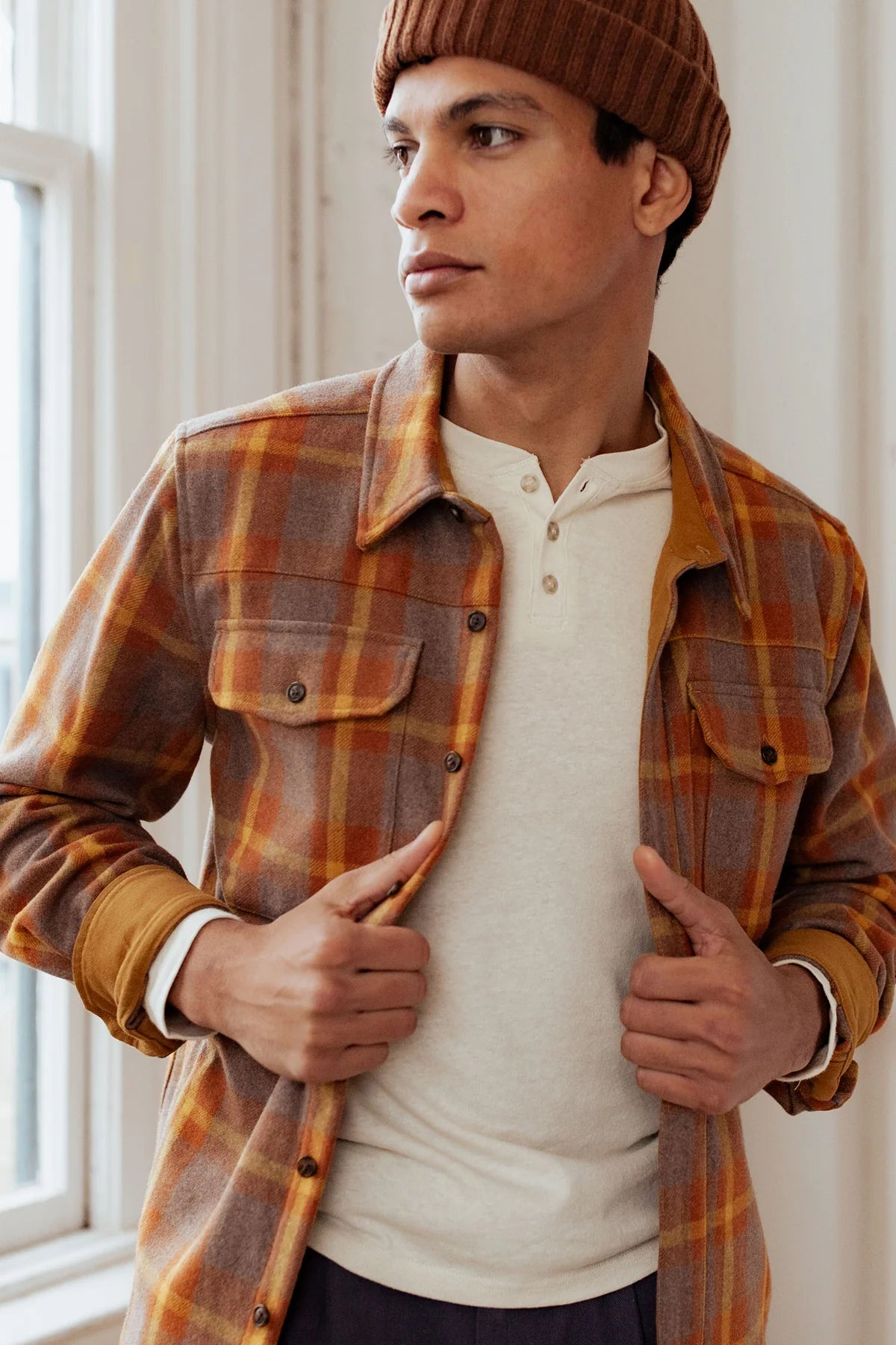 Fielding Shirt Jacket - Sunrise Plaid