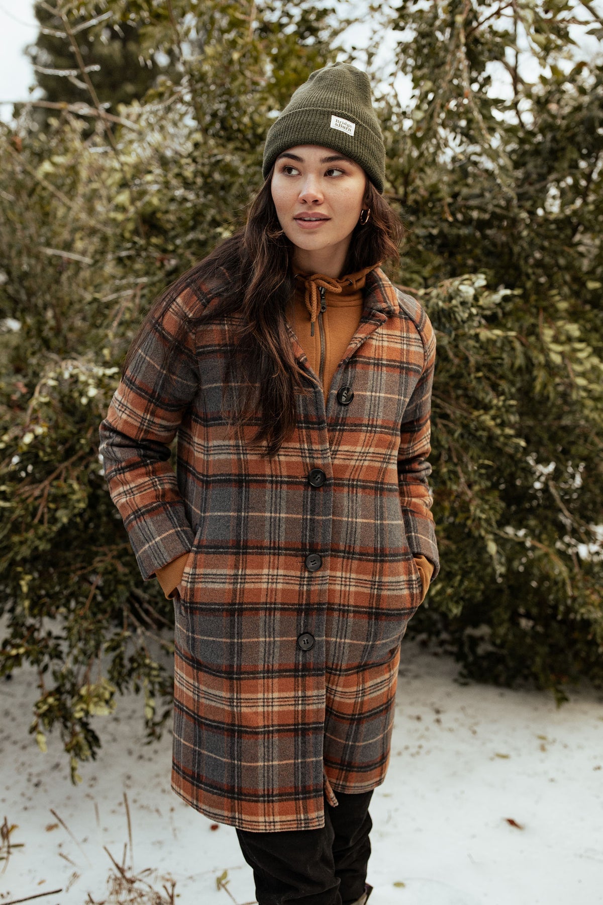 Alberta Car Coat - Dorset Brushed Plaid