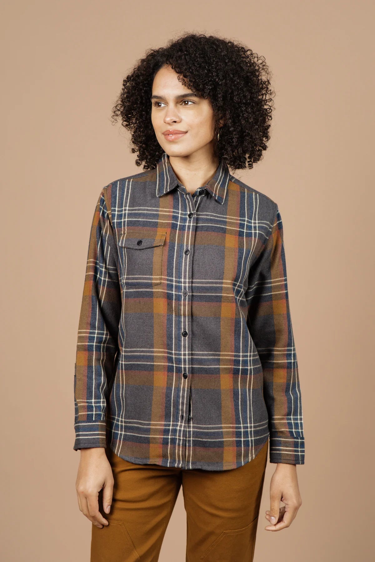 Bird Shirt - Twilight Plaid