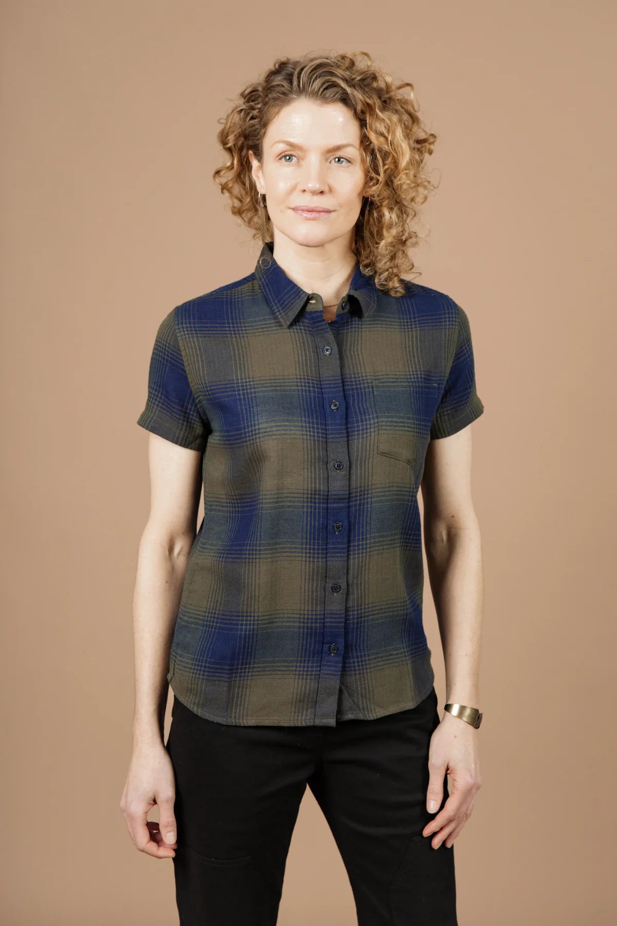 Lana Shirt - Pacific Ombre Plaid