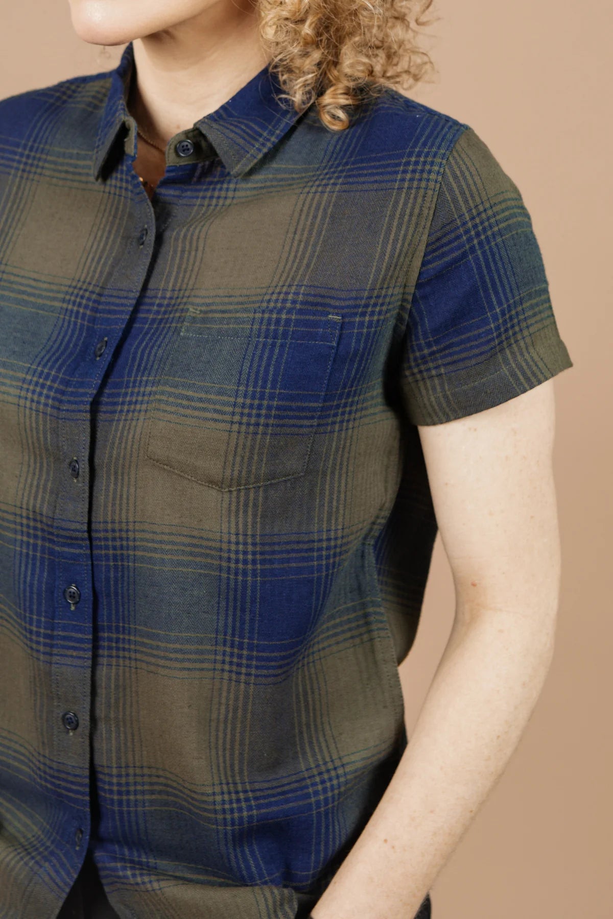 Lana Shirt - Pacific Ombre Plaid