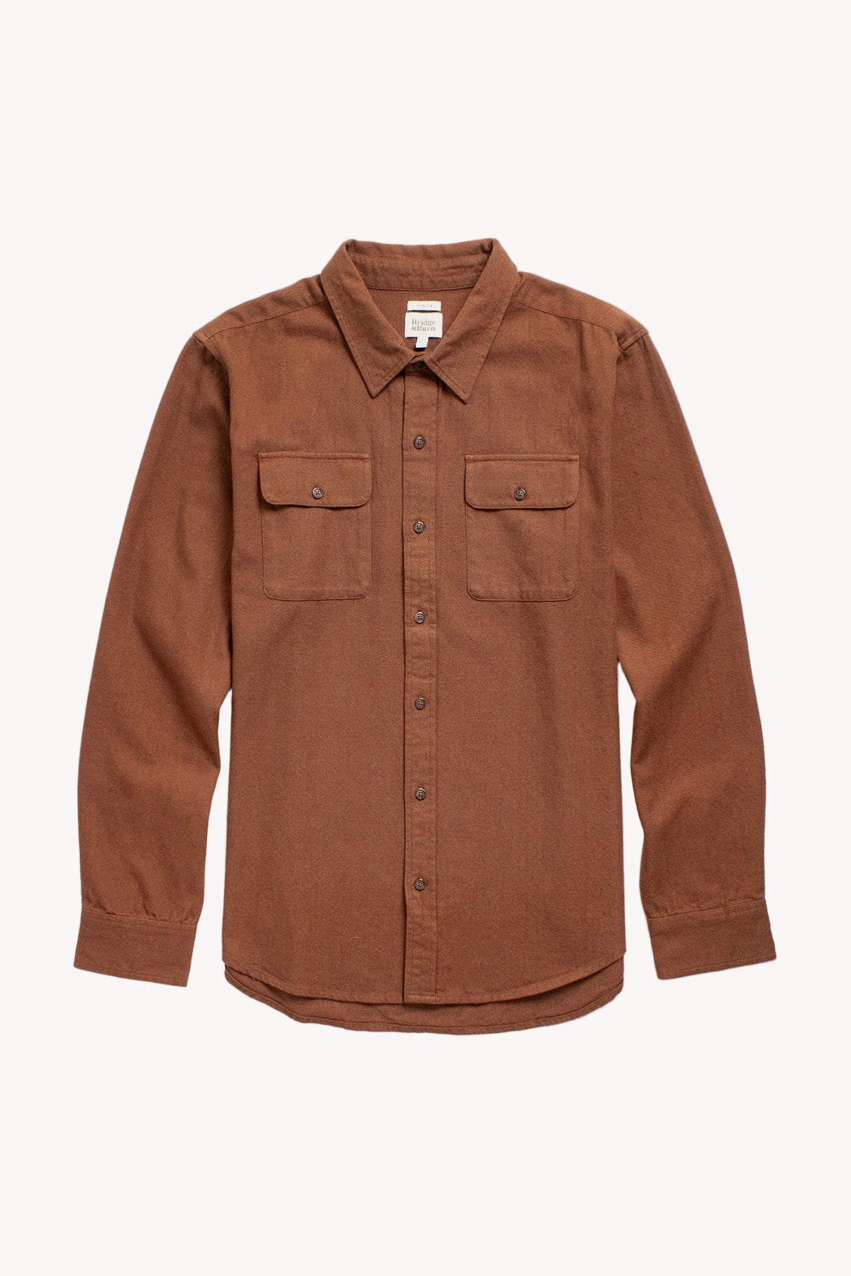 Bedford Shirt - Terracotta Melange