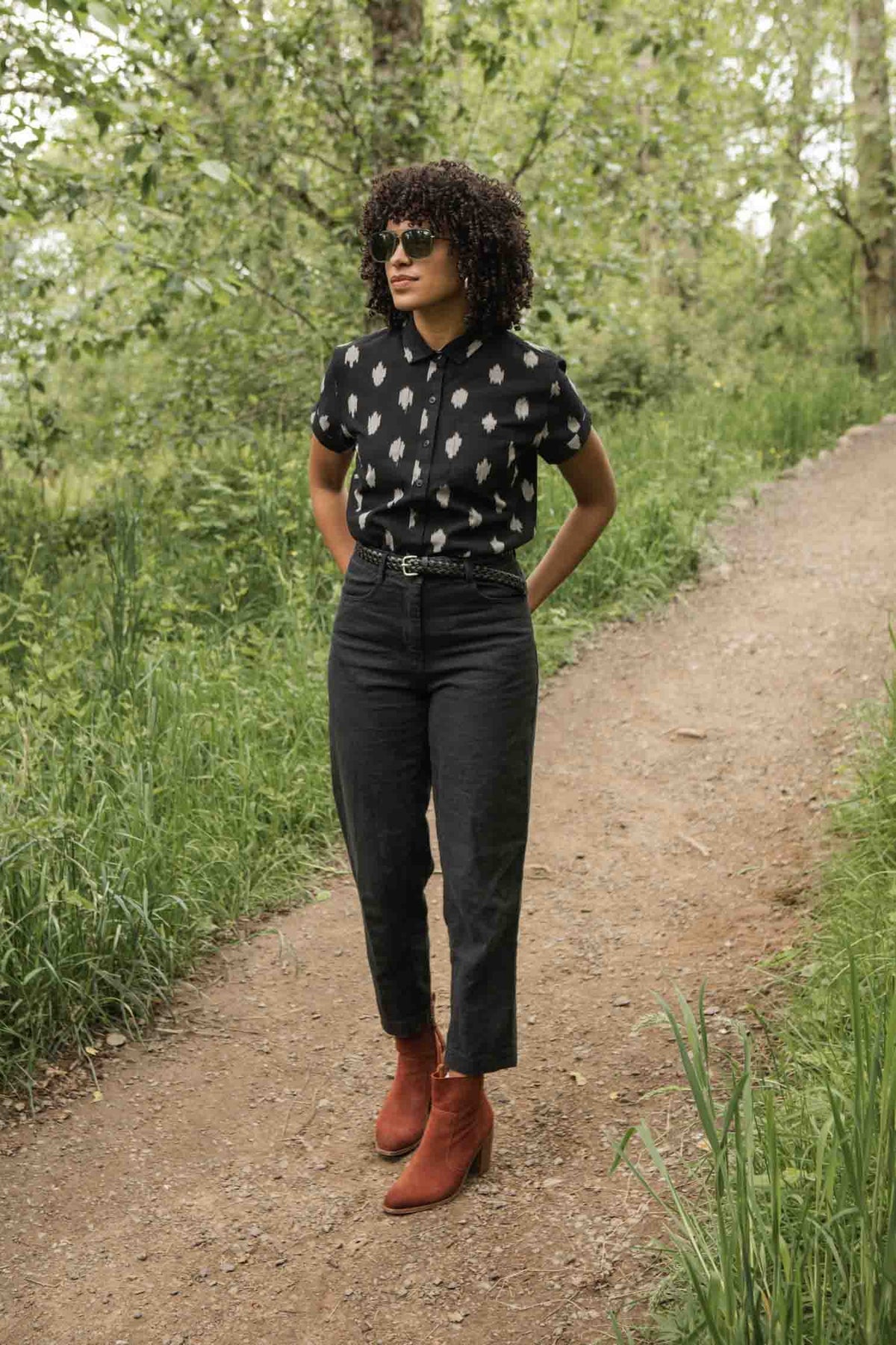 Bea Shirt - Eclipse Ikat