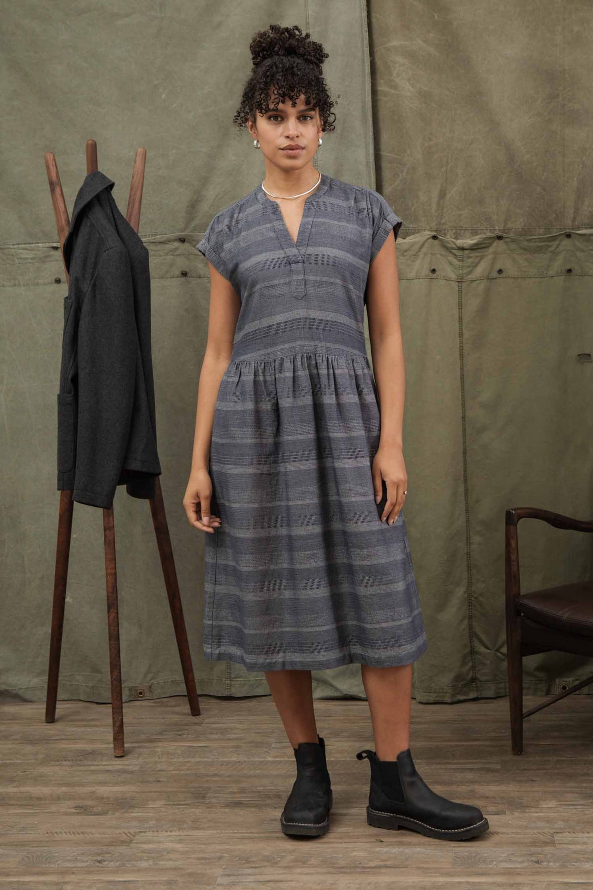 Ira Dress - Cascade Weave