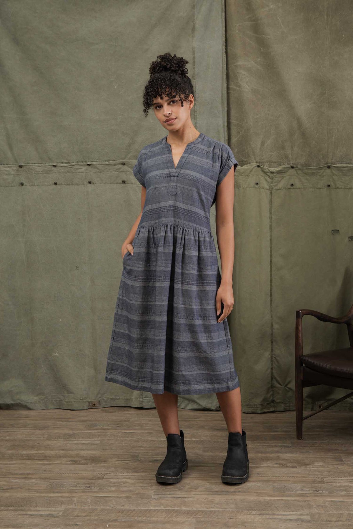 Ira Dress - Cascade Weave