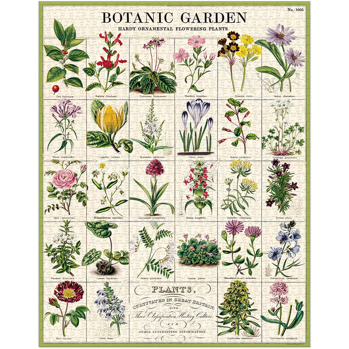 Botanical Gardens Vintage Puzzle