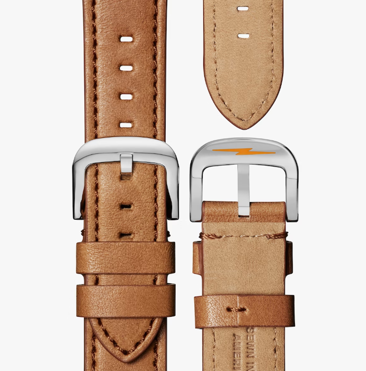 Canfield Sport 45mm, Bourbon Leather Strap