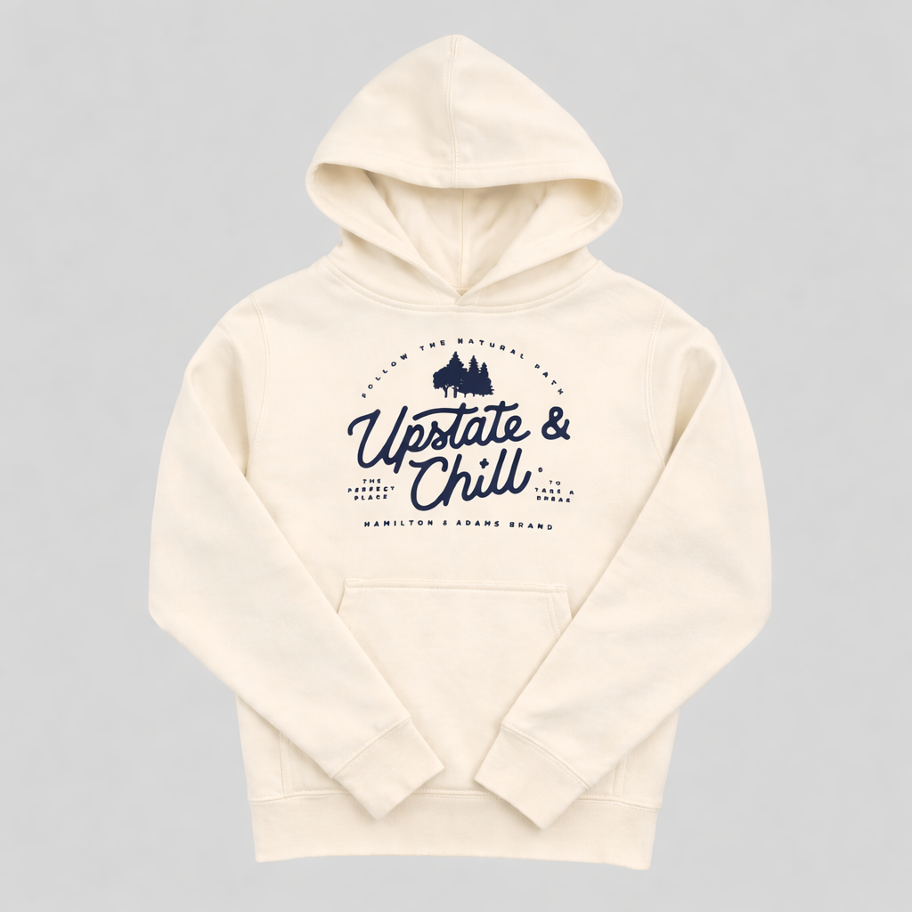 Youth Perfect Place Hoodie - Bone / Van Duesen Blue