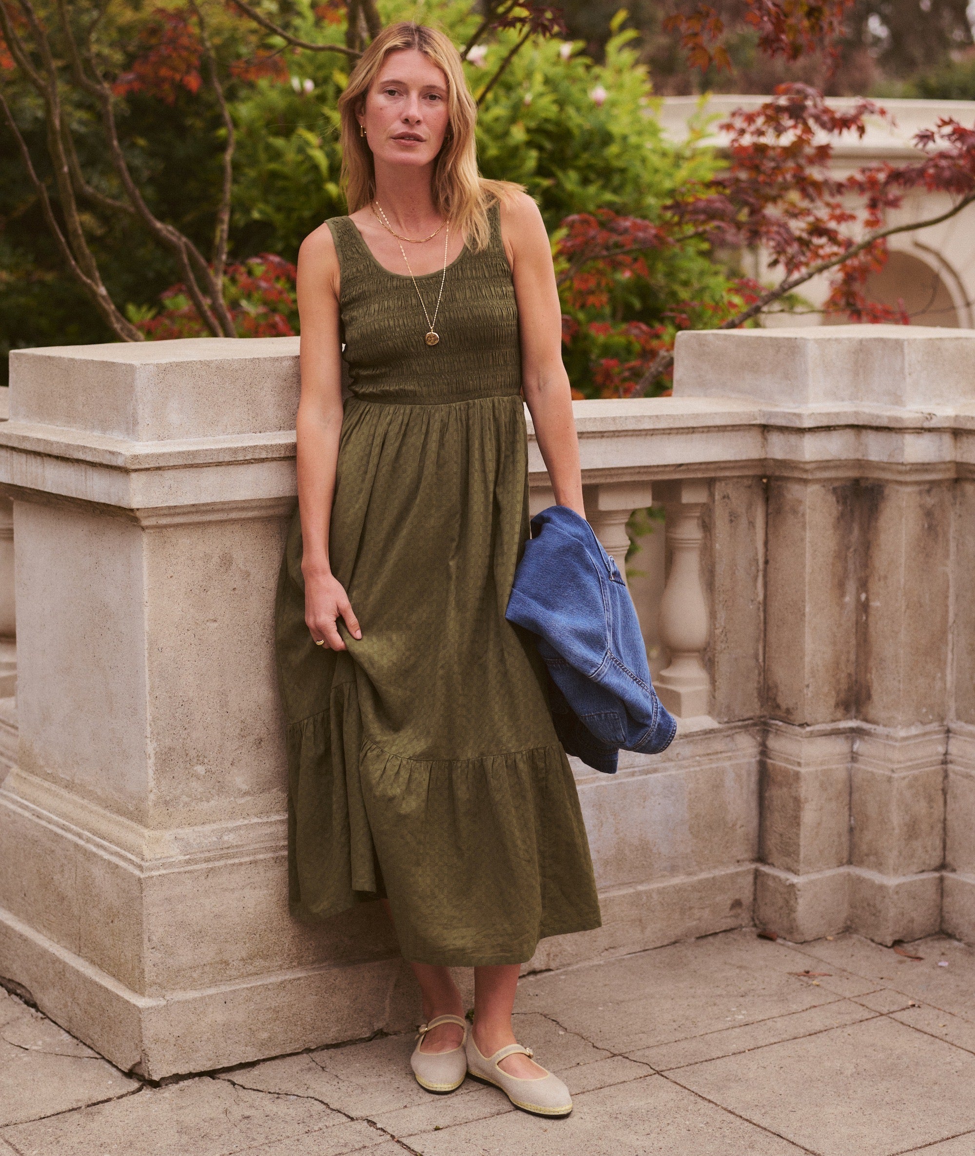 Tessa Midi Dress - Olive