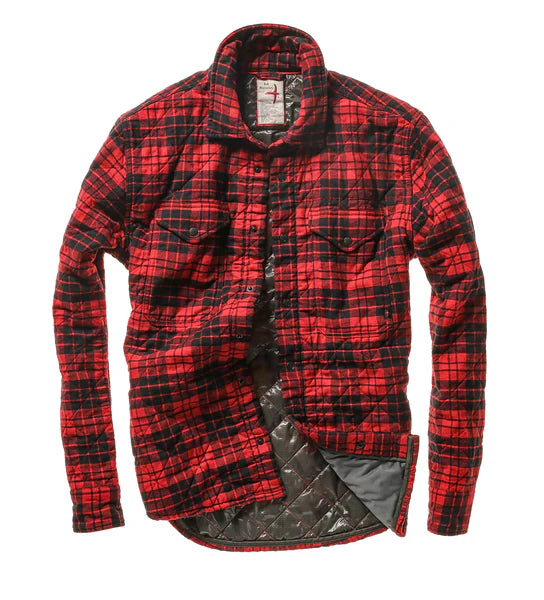 Quilted Flannel Shirt Jacket