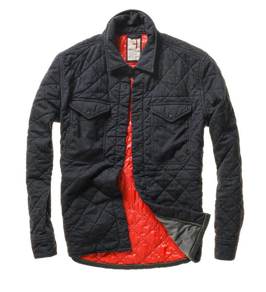 Tick Weave Shirt Jacket