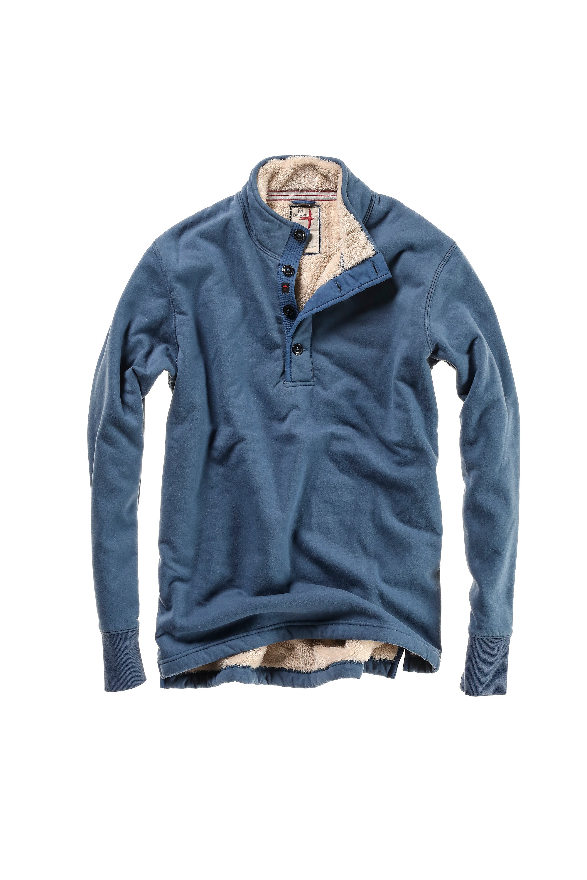 Superfleece Mock - Marine Blue