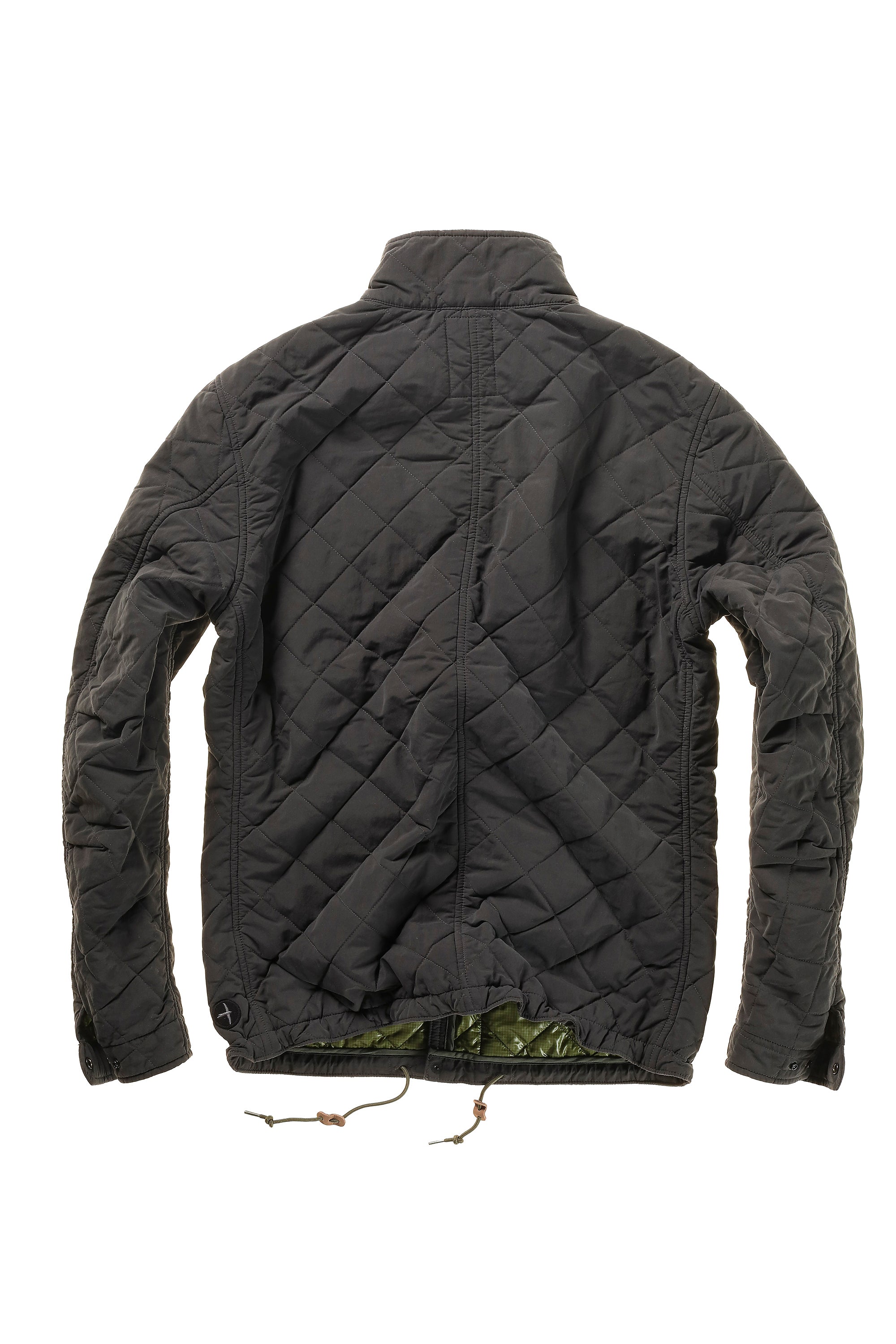 Quilted Tanker - Charcoal