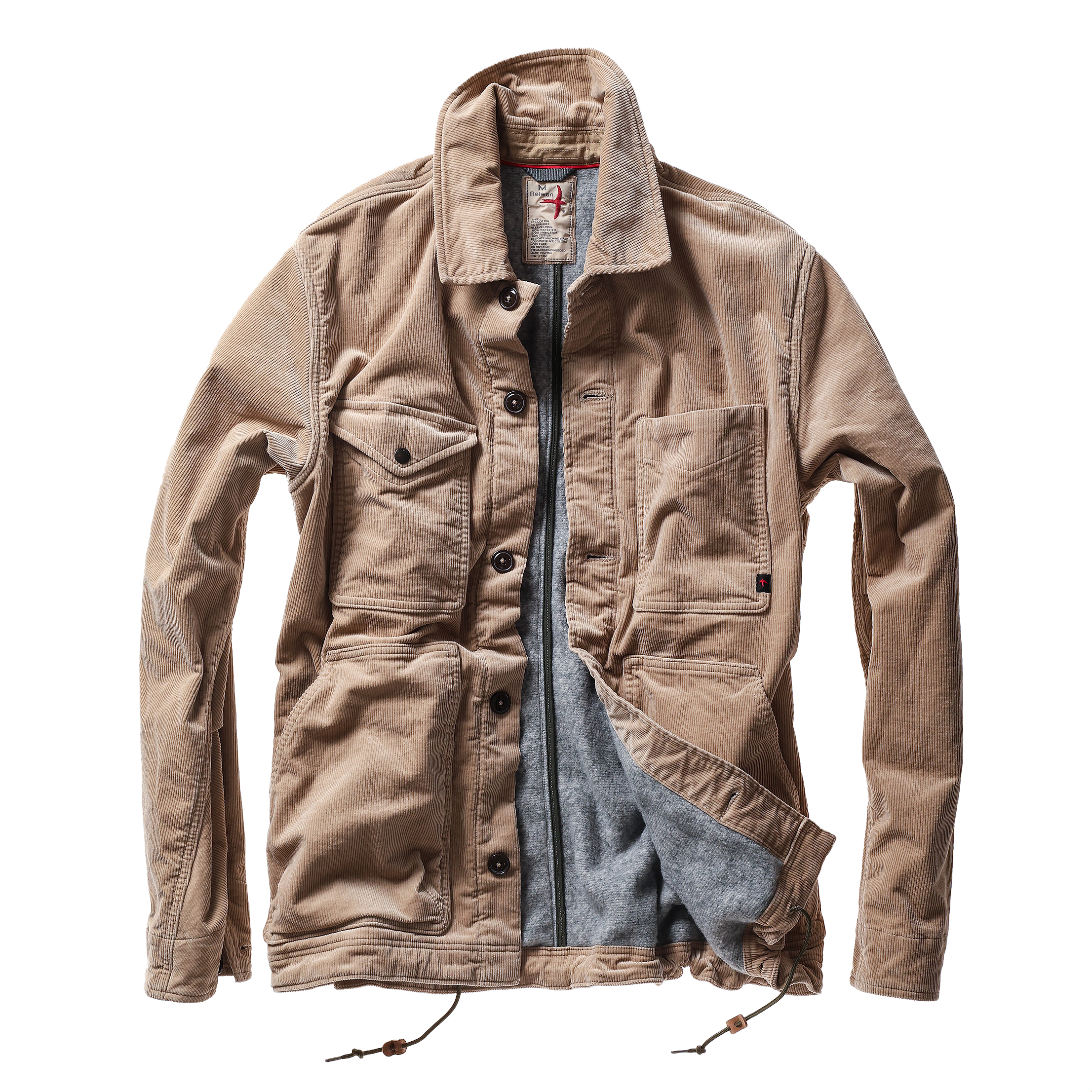 Pile-Lined Chore Coat - Buffalo Khaki Cord