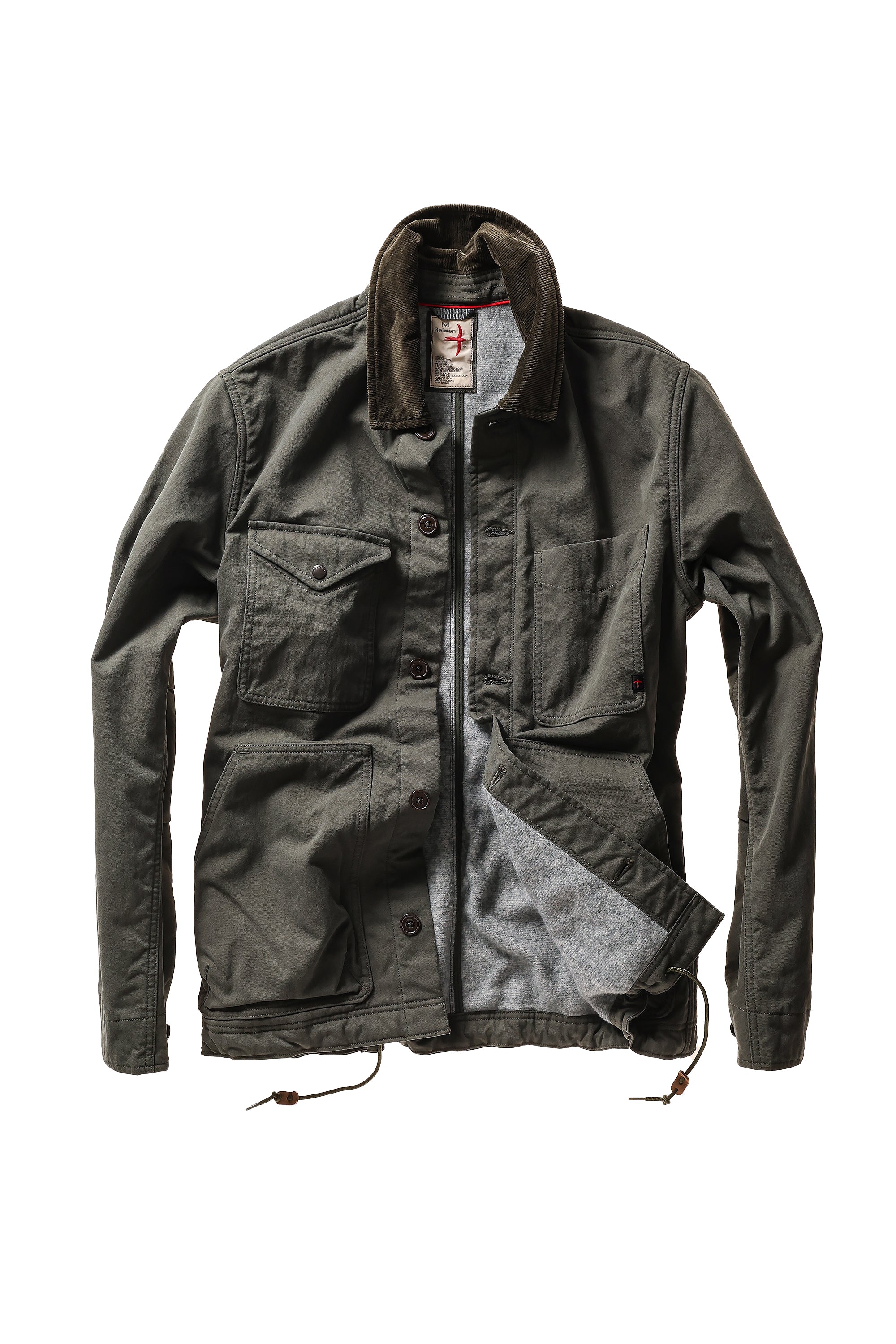 Pile-Lined Chore Coat - Forest Canvas