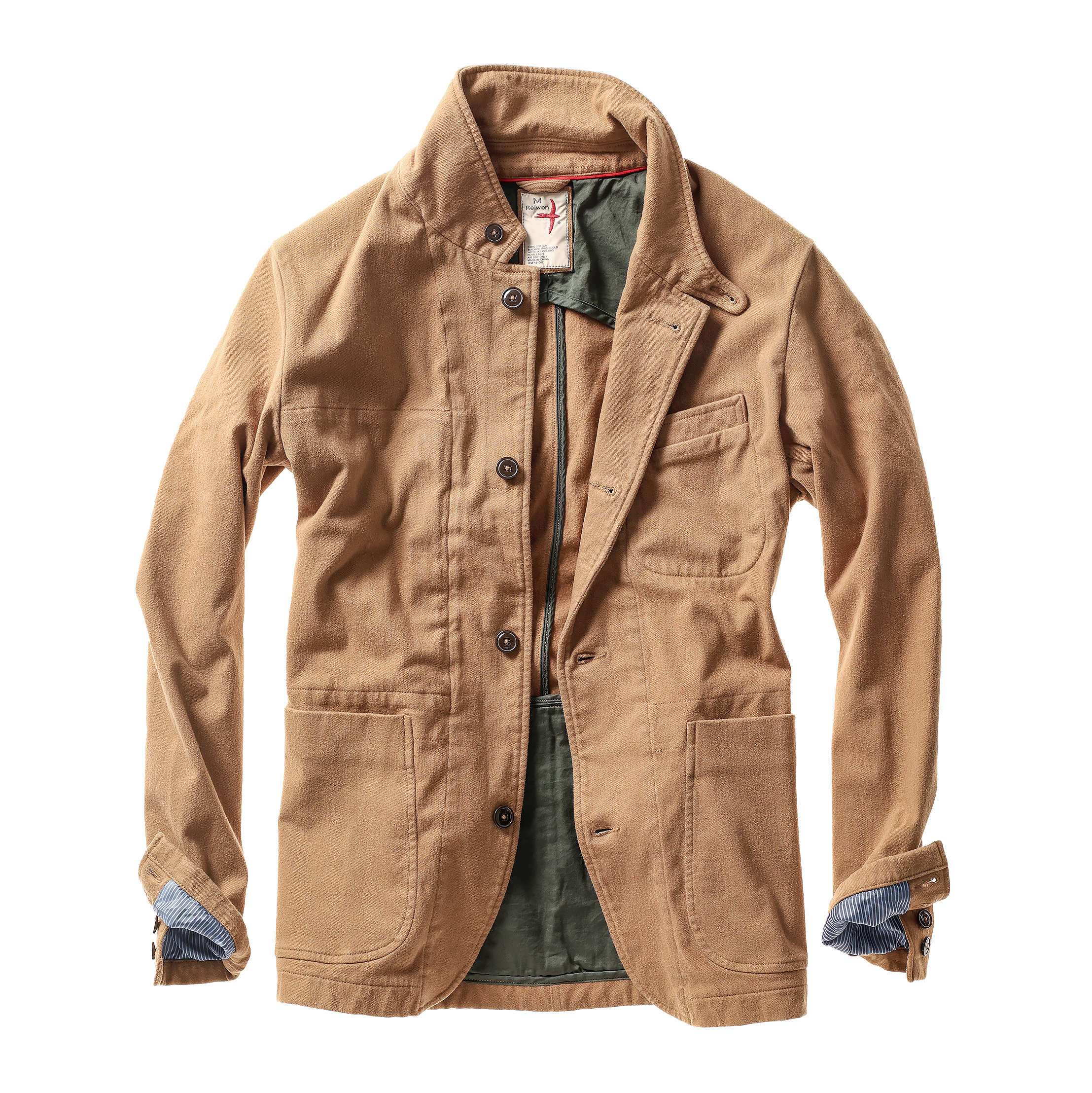Moleskin Trap Blazer - Camel