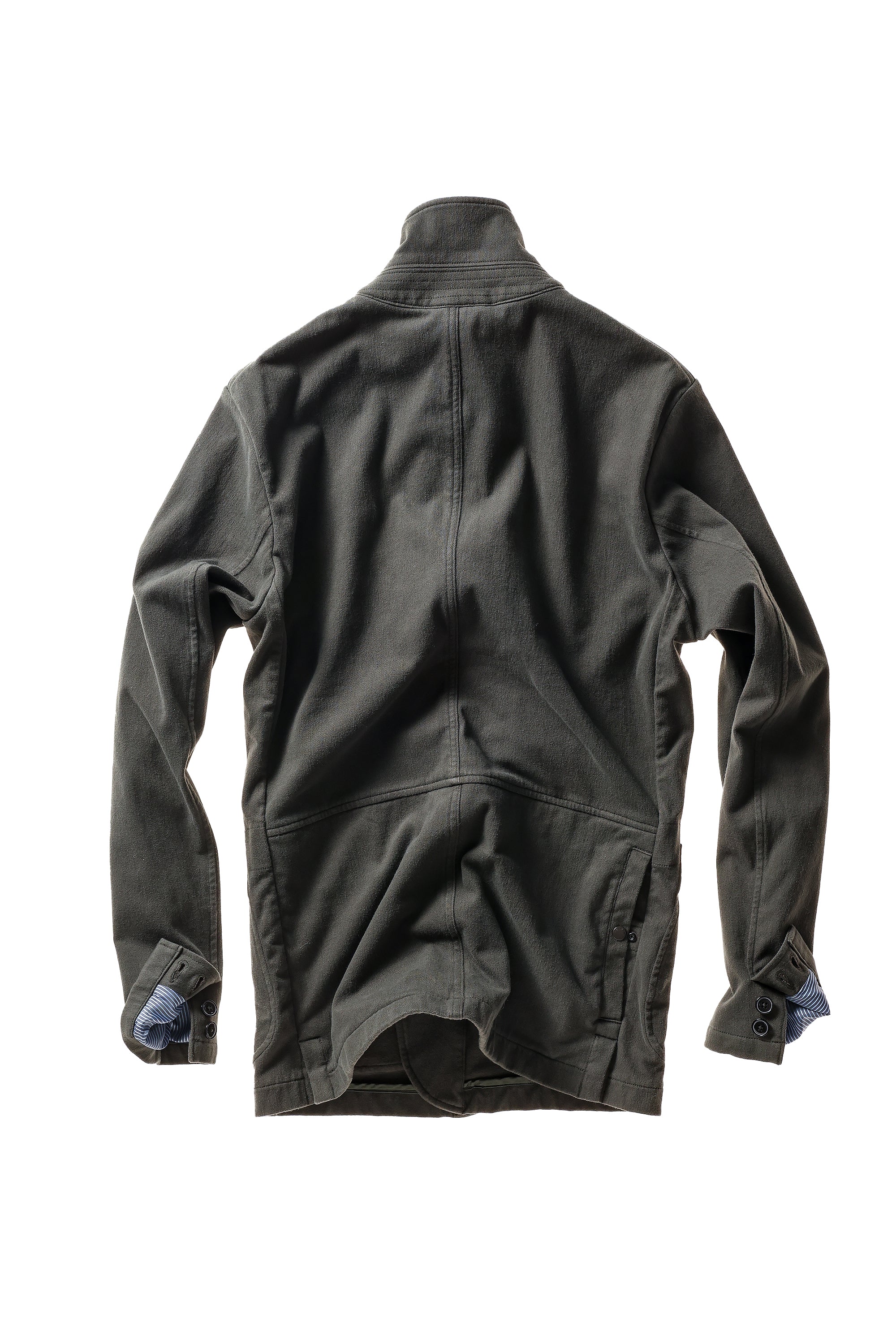 Moleskin Trap Blazer - Charcoal Loden