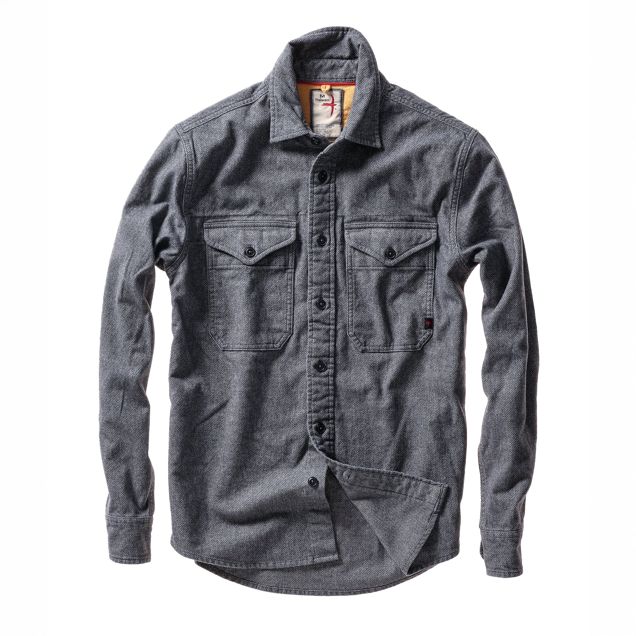 Utility Work Shirt - Charcoal Nailhead