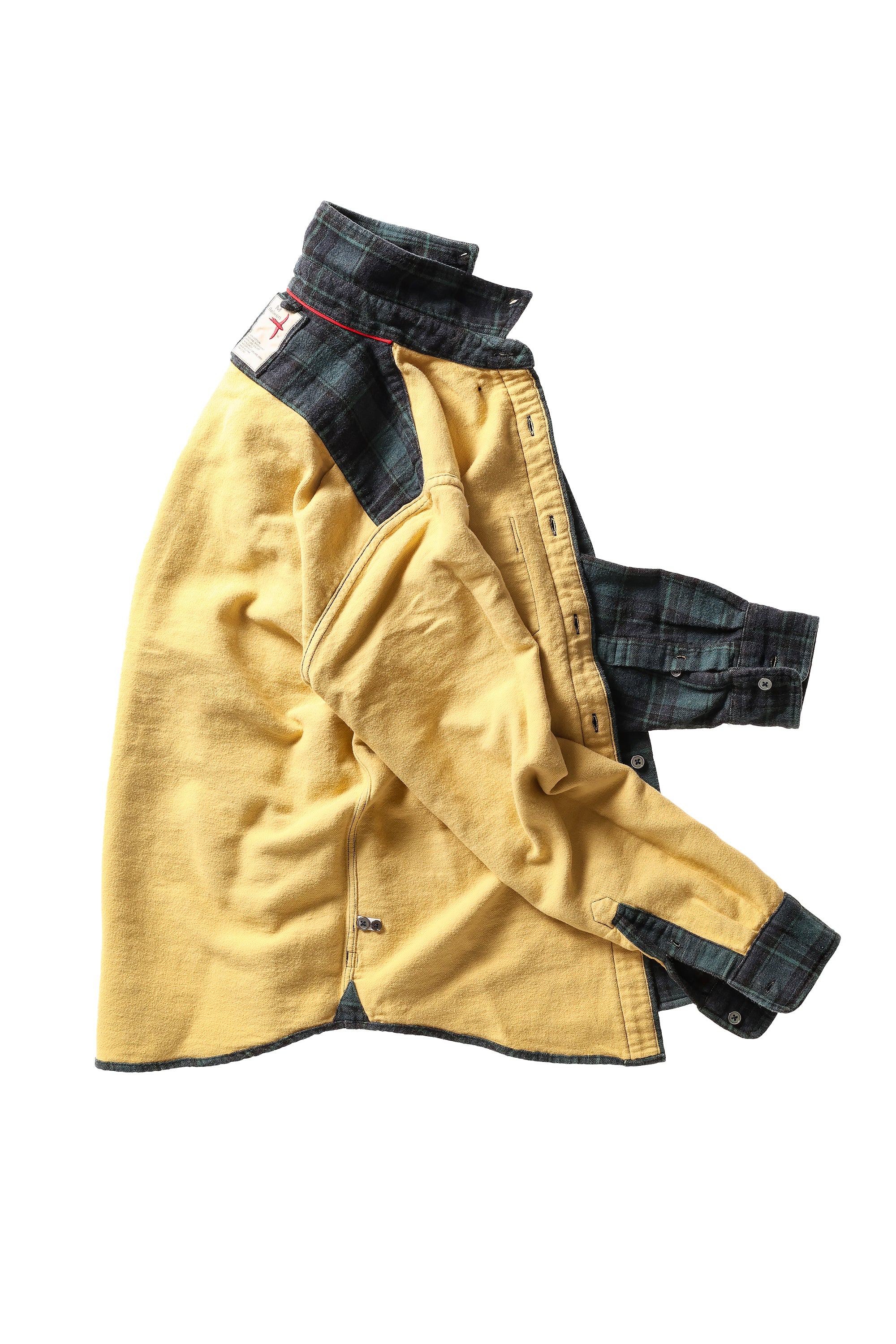 Chamois Lined Flannel - Green/Navy/Black Plaid