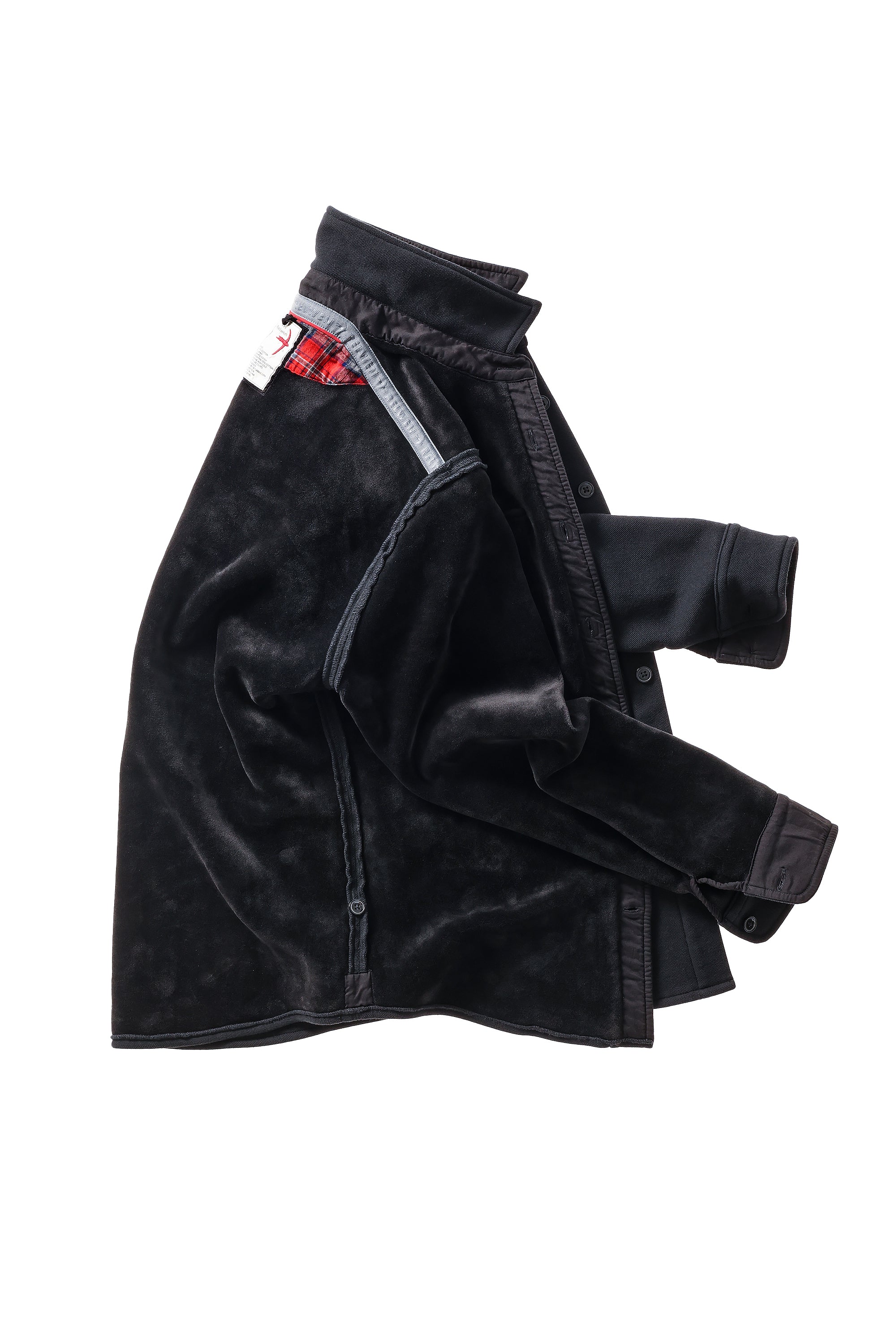 Pique Fleece Workshirt - Black