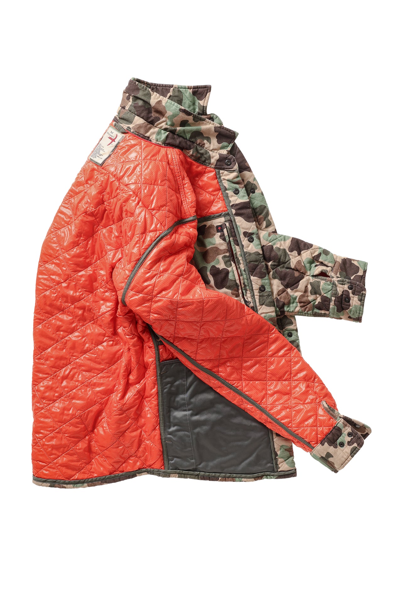 Quilted Flannel Shirt Jacket - Duck Camo