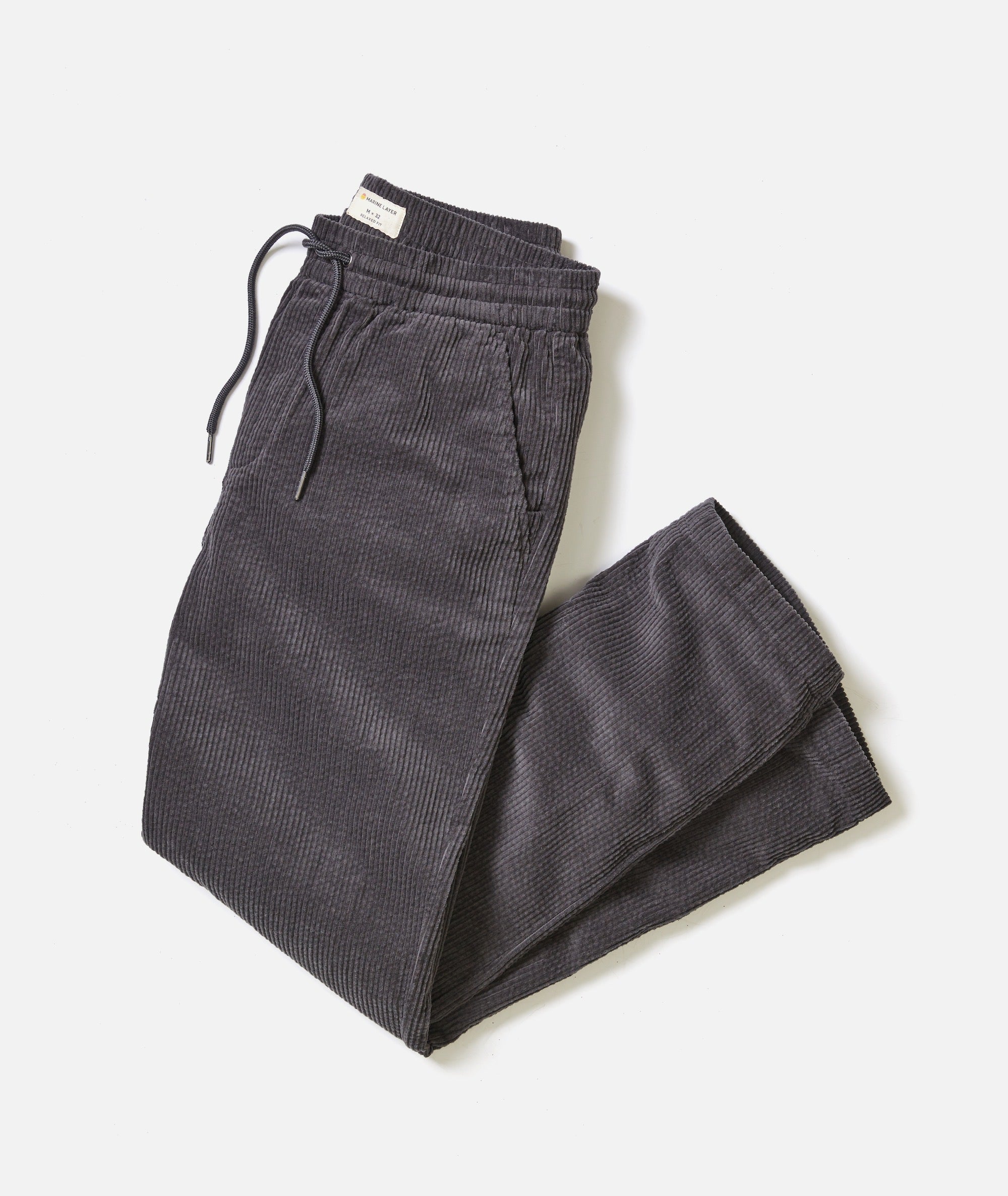 Saturday Corduroy Pant - Relaxed Fit - Faded Black